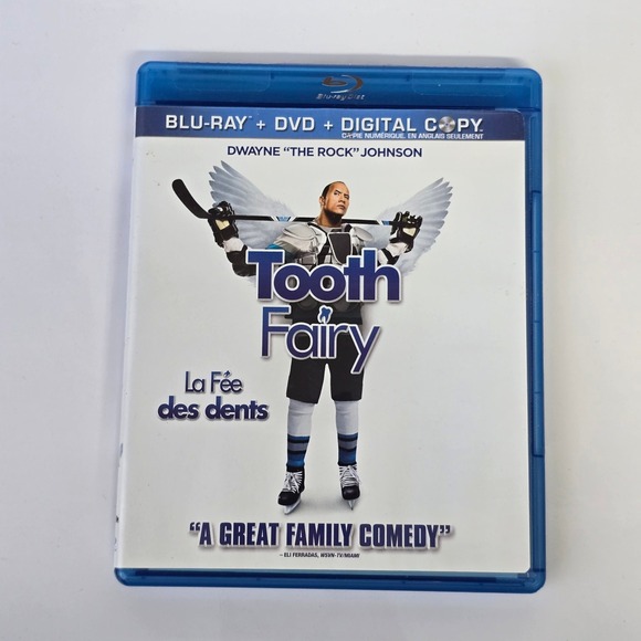 20th Century Fox Other - Tooth‎ Fairy Dwayne Johnson Blu-ray DVD Combo Blue Family Comedy